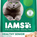 IAMS Proactive Health Senior Dry Cat Food, Cat Food Dry Chicken Recipe, Real Chicken in Every Bite, 7 lb. Bag