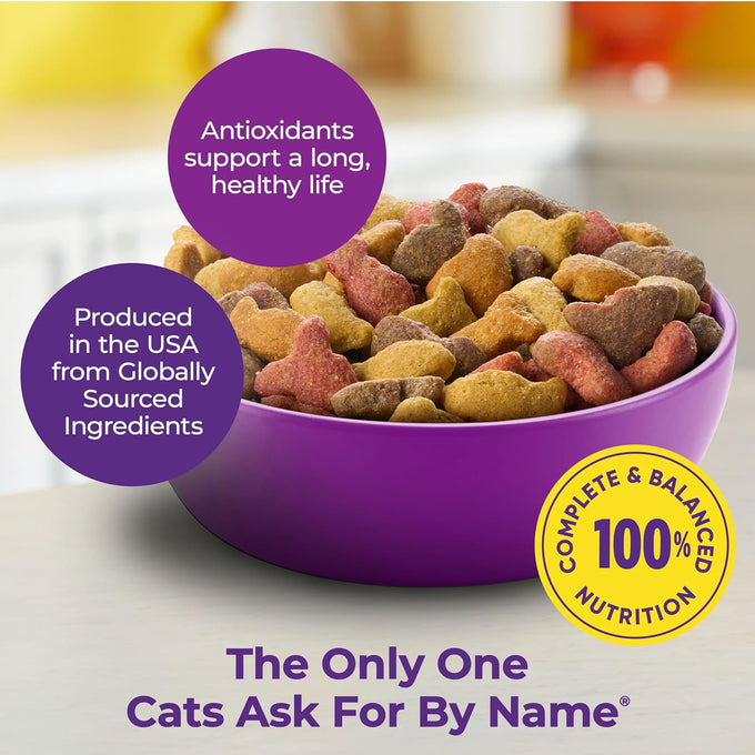 Meow Mix Original Choice Dry Cat Food, 6.3 pound bag, complete and balanced nutrition for adult cats