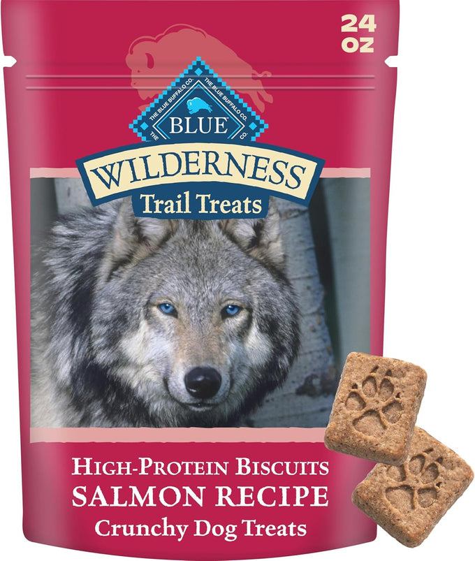 Blue Buffalo Wilderness Grain-Free High-Protein Dog Treats, Turkey Recipe, 36-oz Box