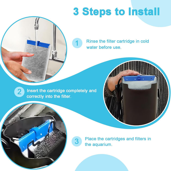 tetra whisper bio-bag filter cartridges 16 pack replacement aquarium filter