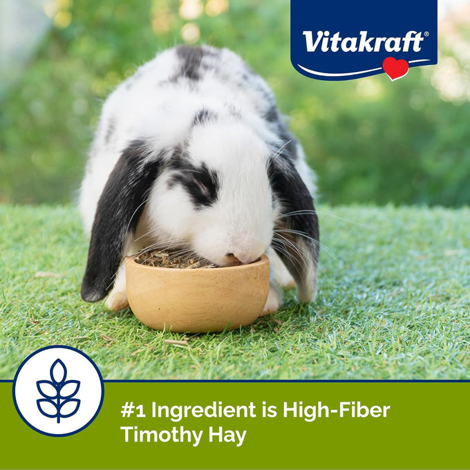 Vitakraft VitaSmart Complete Nutrition for Adult Rabbits Timothy Hay Based Recipe 8 lbs