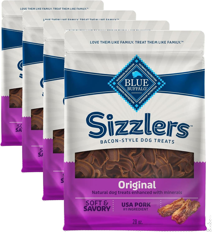 Blue Buffalo 6-oz Original Flavor Soft-Moist Dog Treats with Real USA Pork, Bacon-Style