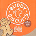 Buddy Biscuits crunchy peanut butter treats for medium to large dogs, 16 oz. box, USA made