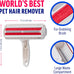ChomChom Original Size Reusable Pet Hair Remover for Cats and Dogs on Furniture, Carpets, and More - White