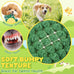 xiugoal 3 pack no stuffing interactive dog toys for small medium breeds with crinkle squeaky sounds