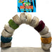 Bird kabob 8-1/2-inch carnival biodegradable chewable perch for parrots and other birds