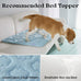 LE SURE extra large dog cooling mat for XL dogs, 44x30, breathable, thin, portable, washable, blue