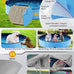 jasonwell 32 inch collapsible dog pet pool blue