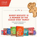 buddy biscuits grain free crunchy treats with peanut butter 14 oz adult dog