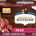 Nutrish Peak Protein Wet Dog Food Variety Pack, High Protein, Grain Free, 3.5oz Cups (Pack of 9), 2 Count (Rachael Ray)