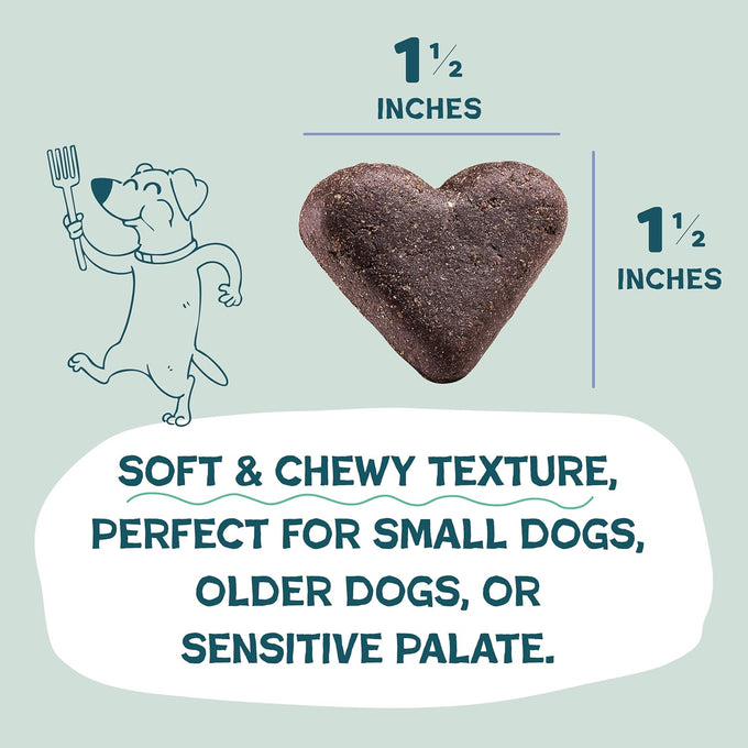 Shameless Pets Soft-Baked Dog Treats, Blueberried Treasure: Natural & Healthy Treats for Training & Immune Support, 6oz, Grain-Free