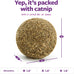 SmartyKat Catnip Kiss Compressed Cat Toy Ball for Mess-Free Play, Concentrated Catnip Power for Cats & Kittens, One Size