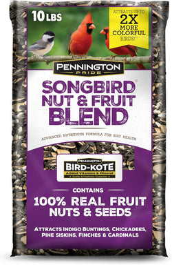 Pennington Pride songbird wild bird seed 10-lb bag advanced nutrition formula bird food