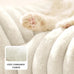 Bedsure 24inch ComfyFleece Cute Cat Couch for Indoor Cats, Cream, Removable Washable Cover and Supportive Pet Sofa
