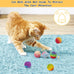 6-pack retro shaw cat toys balls with yarn bell for indoor kittens and cats, safe and interactive play