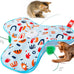 Potaroma automatic cat toy with moving feather, 3 modes, and USB rechargeable battery for indoor kittens and adult cats