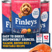 Finley's Wet Dog Food, Salmon, Brown Rice & Vegetable Pate, Real Ingredients, Canned Topper, 12.5oz, 12 Cans