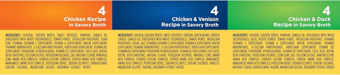 Nature's Recipe Grain Free Wet Dog Food Variety Pack