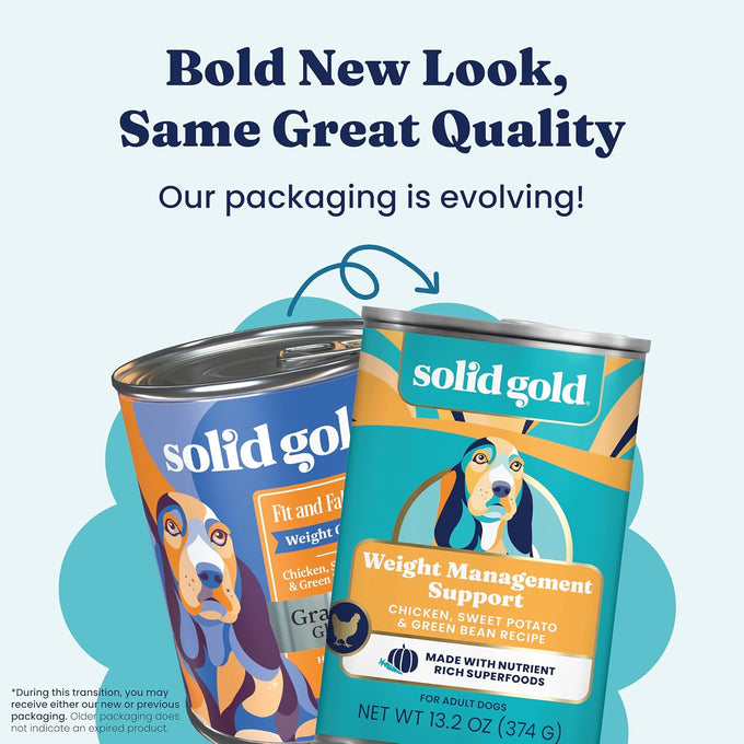 Solid Gold Weight Management Grain-Free Wet Dog Food, Chicken