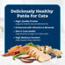 Blue Buffalo Tastefuls Paté Spoonless Single Wet Cat Food Variety Pack (Chicken & Turkey), Made with Natural Ingredients Enhanced with Minerals & Other Nutrients, 2.6-oz. Twin-Pack Trays (12 Count)