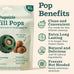 woof starter pack interactive dog ball toy for xl pups 75+ lbs chicken-flavored healthy dog treats