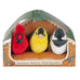 Wild Republic Audubon Birds Collection with Northern Cardinal, American Goldfinch, Chickadee and Authentic Bird Sounds for Kids and Birders