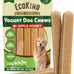 EcoKind Peanut Butter Yogurt Dog Chews - Probiotics, Lactose Free, Grain Free, Natural Dog Treats for All Breeds, USA Made, 25 Chews