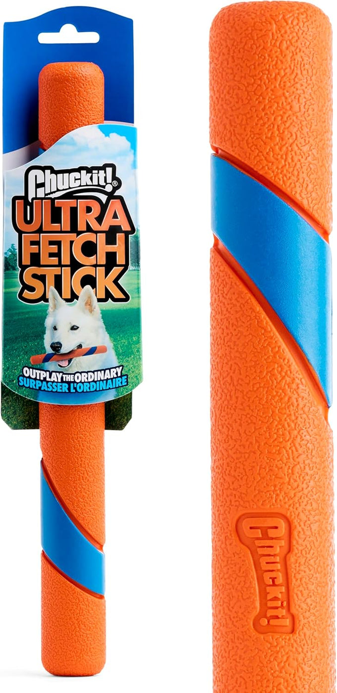 chuckit ultra fetch stick 12 inch interactive dog toy for all breed sizes