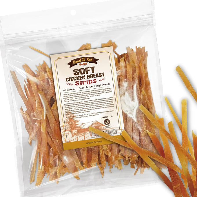 Gootoe chicken breast dog training treats high-protein gluten-free hypoallergenic grain-free 1 lb