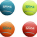 Outward Hound Squeaker Ballz, medium tennis balls, 2.5", 4-pack for dogs under 50 lbs, interactive dog toys
