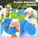 Vitscan upgraded goose indestructible dog toys for aggressive chewers, small to large breeds, crinkle squeaky plush toys
