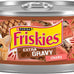 Purina friskies extra gravy 5.5 oz chunky beef cat food, 24 cans, no artificial colors or preservatives