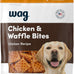 Amazon Brand Wag Dog Treats Chicken and Waffle Bites Farm-Raised Chicken Resealable Pack 24 Oz