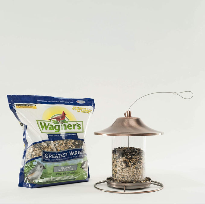 Wagner's 6-Pound Greatest Variety Blend Wild Bird Food with 40% Sunflower, USA Made