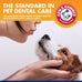 Arm & Hammer for Pets Tartar Control Dog Dental Kit with Enzymatic Toothpaste, 3-Piece Set for Puppies and Adult Dogs, Beef Flavor, Reduces Plaque and Tartar