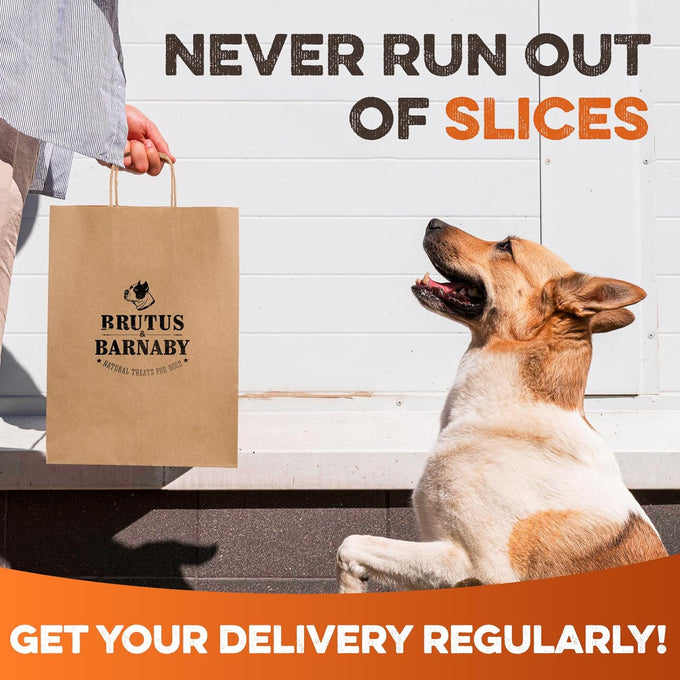 Brutus & Barnaby usa-grown sweet potato dog treats for sensitive stomachs, single ingredient, hypoallergenic