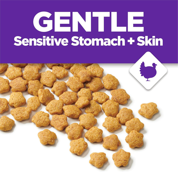 Purina Gentle Sensitive Stomach and Skin Cat Food with Turkey, 13 lb. Bag, Adult Dry Cat Food