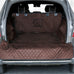 PETICON SUV cargo liner for dogs, waterproof pet cargo cover with bumper flap protector, non-slip, large universal fit, black