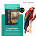 RoudyBush Daily Maintenance Food for Small Birds - Scientifically Formulated Pellets with Corn, Wheat, Soy, and More - 44oz