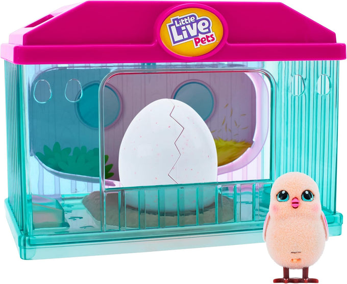 little live pets indie talking bird toy, 20+ sounds, realistic pet play, kids toy playset, ages 5-7, colorful cage