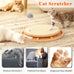 Lmugoos Cat Scratcher Natural Sisal Scratching Pad with Ball Track Spring Ball for Kitten Exercise Toy