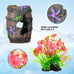 cousduobe starfish barrel aquarium plants betta fish tank decorations 1pc 8pcs 2.8in 4in