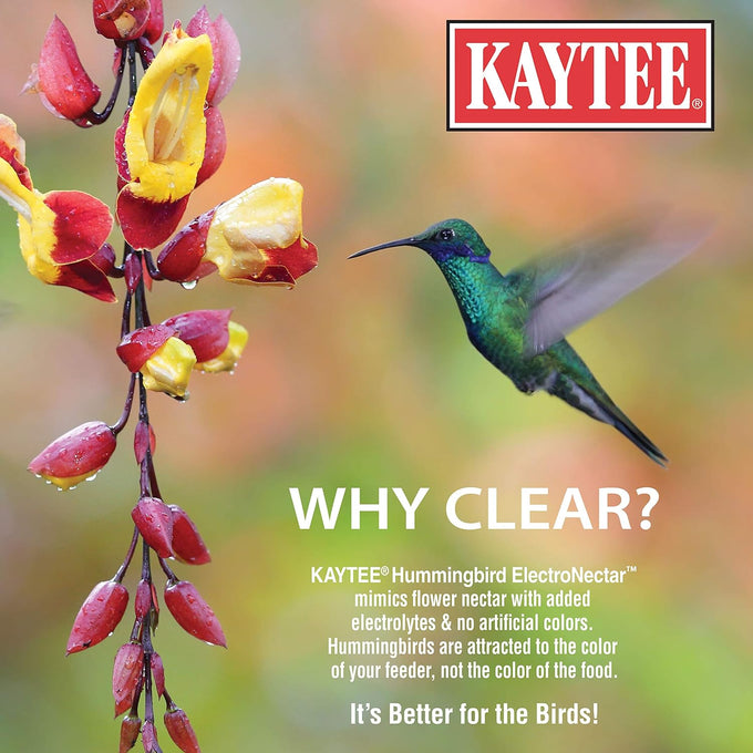 Kaytee 64-Ounce ElectroNectar Ready-to-Use Hummingbird Nectar Attracts and Nourishes Wild Birds