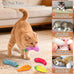 etyker plush catnip toys, 5 pack, indoor kitten kitty toys, interactive veggie shape cat kicker chew toys