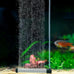 hygger 16.9 inch aquarium bubble strip, nano air bubble curtain wall aquarium decorations self-sinking for freshwater saltwater