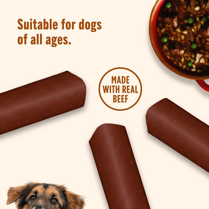 Rachael Ray Nutrish Soup Bones Premium Dog Chews with Real Beef and Barley, 11 Chews, Various Sizes