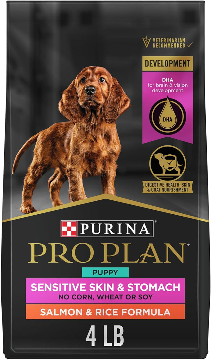 Purina Pro Plan Sensitive Skin & Stomach Puppy Salmon & Rice 4 lb