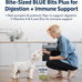 Blue Buffalo Blue Bits Plus Daily Benefit Dog Treats, Soft & Chewy Chicken and Pumpkin Morsels, 9.5-oz Bag, Formulated for Digestion & Immune Support