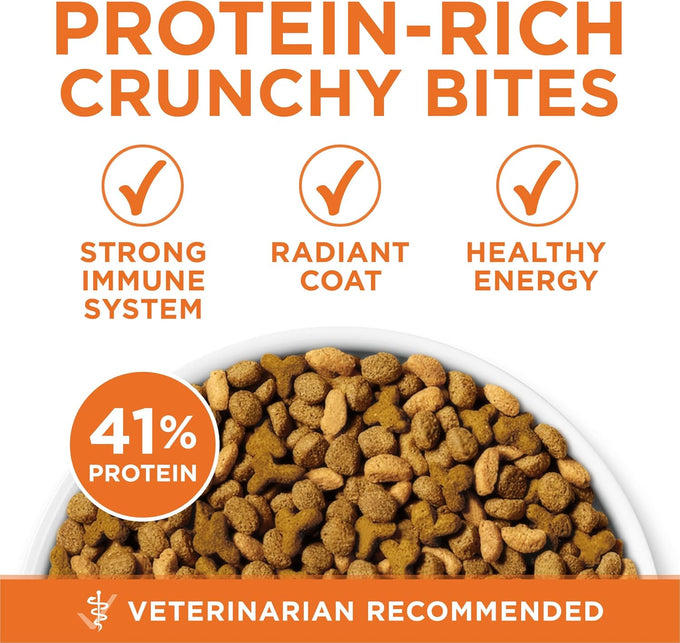 Purina ONE High Protein, Healthy Plus Ideal With Chicken Dry Cat Food for Weight Control, 7 lb Bag, Crunchy Kibble