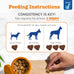 Zesty Paws Senior Dog Multivitamin Treats - Grain Free, Glucosamine for Dogs, Digestive Enzymes, Probiotics, and Skin & Coat Suppliments - Beef - Advanced - 90ct